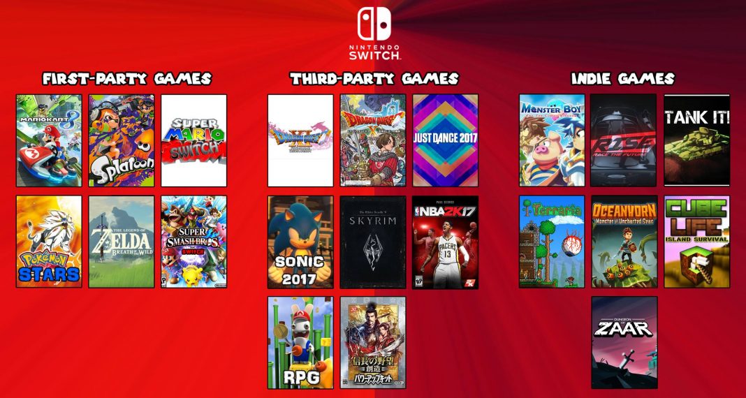 party games for switch