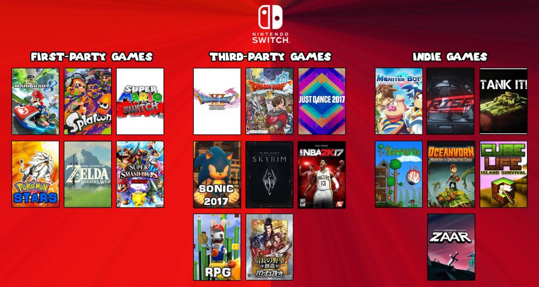 Best switch first party hot sale games