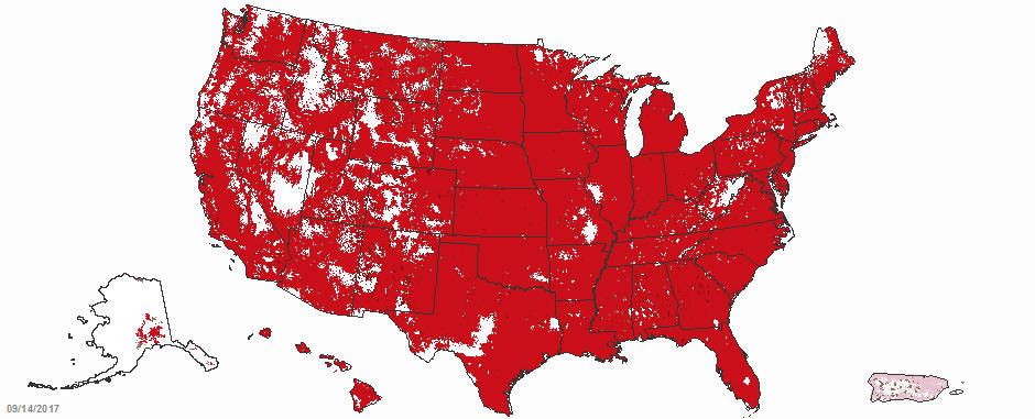 Verizon LTE coverage