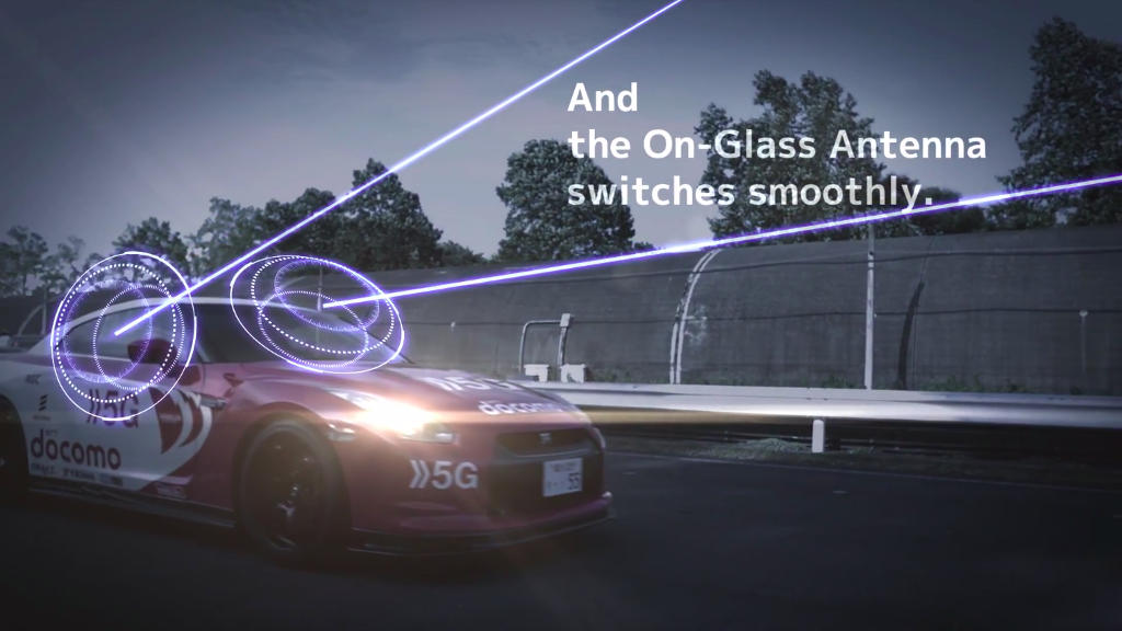 Successful tests of onglass 5G antennas for cars Ping Test News